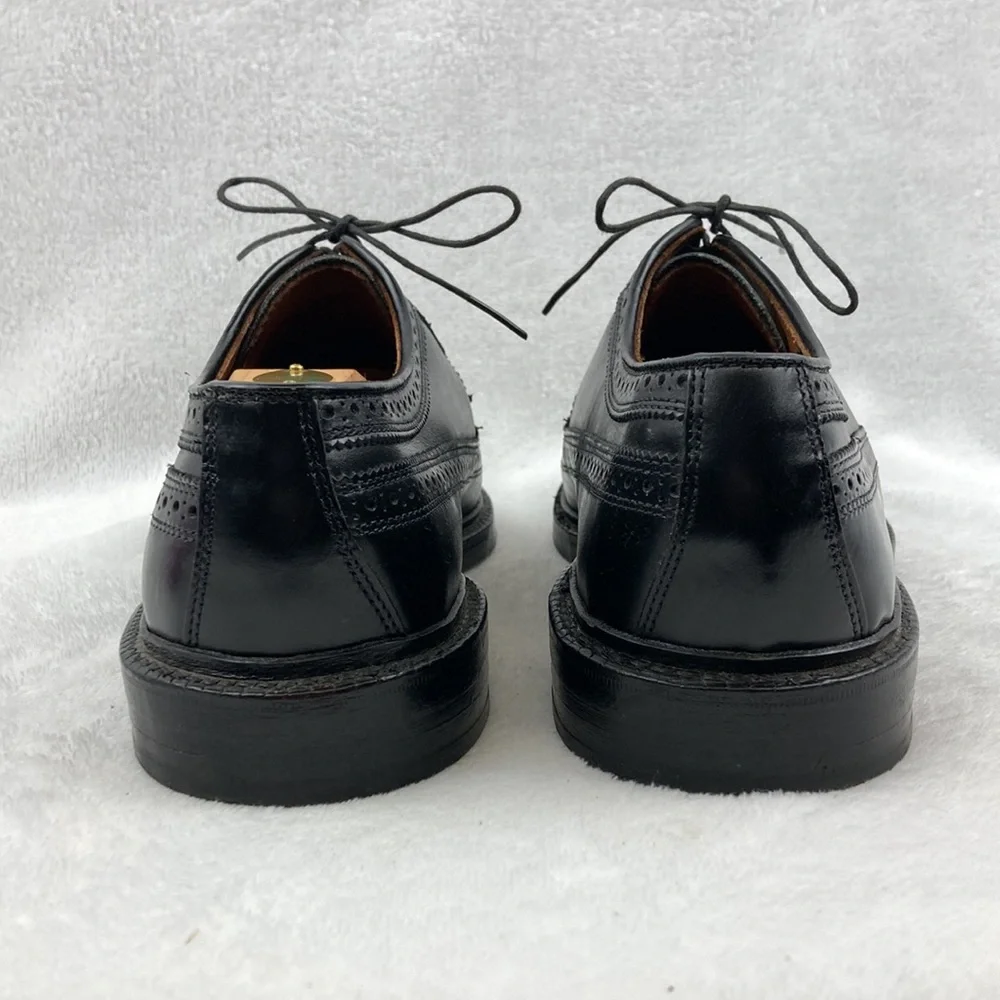 Allen Edmonds Men’s MacNeil Black Leather Wingtip Oxford with Cedar Shoe Trees 9